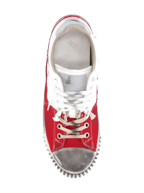 Senaker in tela bianca/rossa/pelle Maison Margiela | S57WS0391P6231H9384